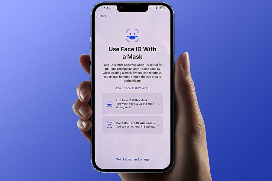 Face ID with Mask Settings