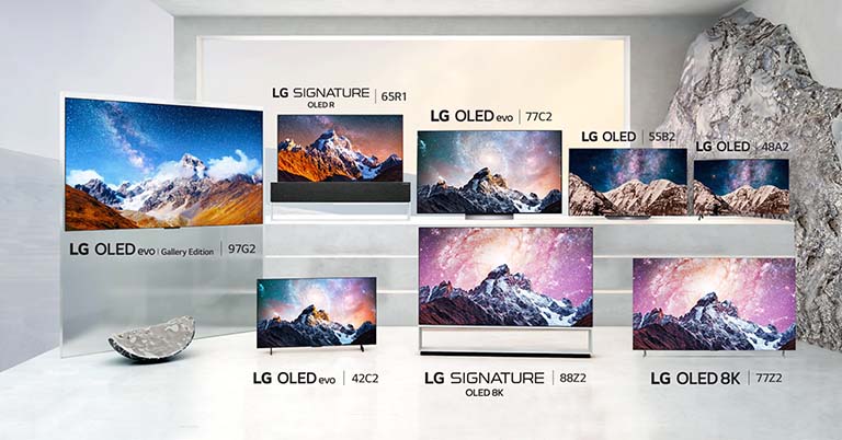 LG OLED TV lineup 2022