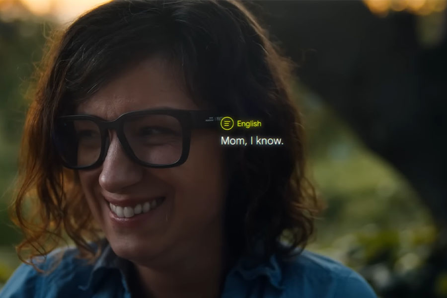 Google AR Smart Glasses real-time translation