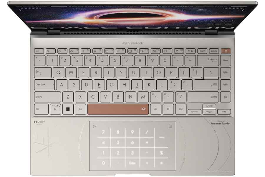 Asus ZenBook 14X OLED Space Edition Keyboard