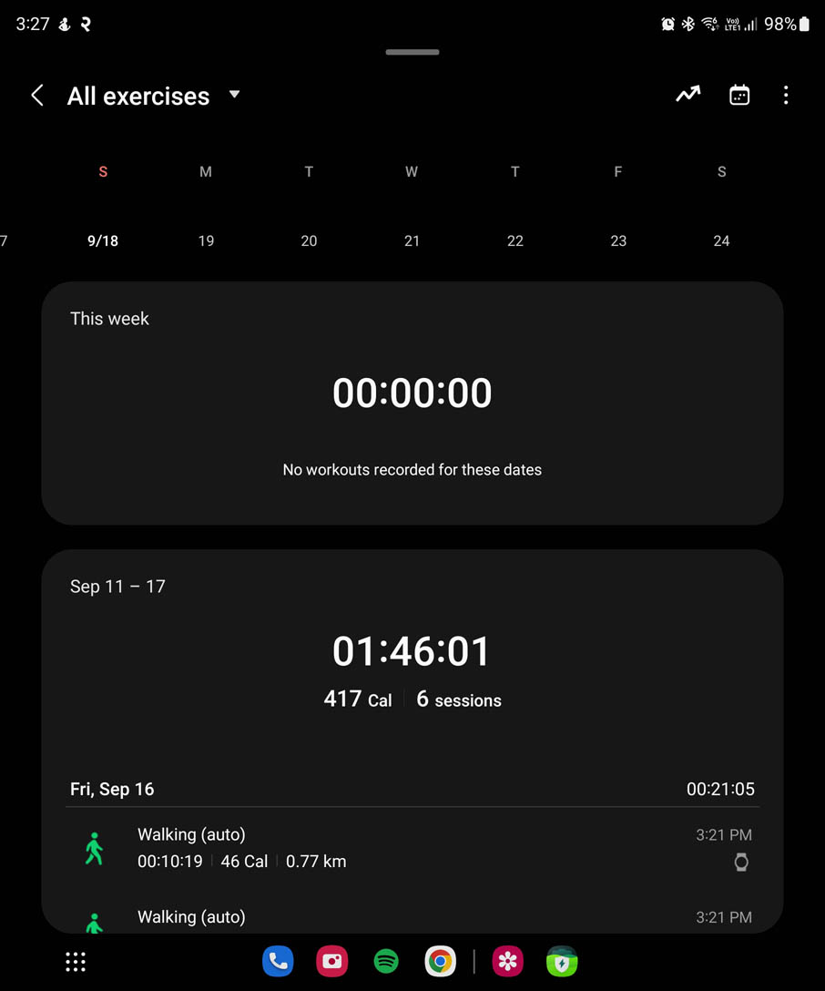Galaxy Watch 5 Pro - Exercises