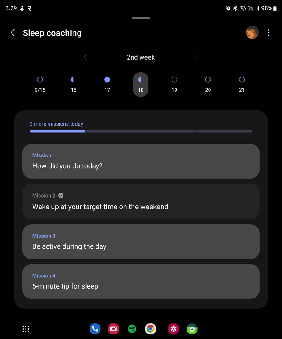 Galaxy Watch 5 Pro - Sleep Coaching 1
