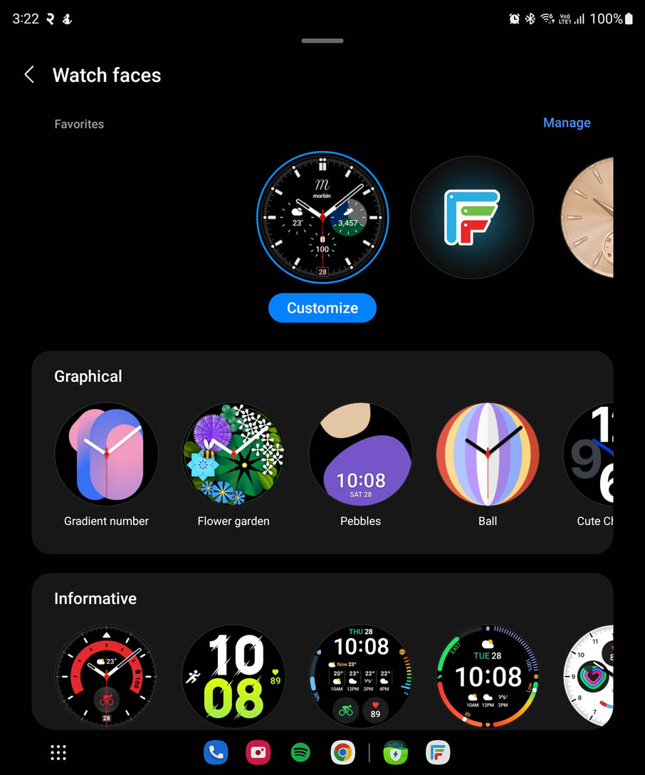 Galaxy Wearable - Watch Faces 1 (W5P)