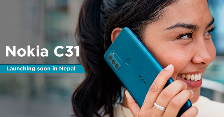 Nokia C31 Price in Nepal 2022