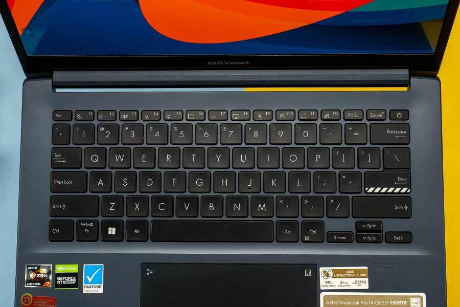 Asus Vivobook Pro 14 OLED M6400 - Keyboard