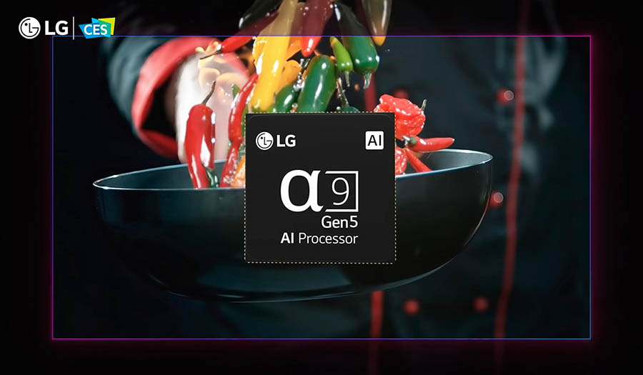 LG C2 OLED evo TV - Alpha 9 Gen 5 Processor