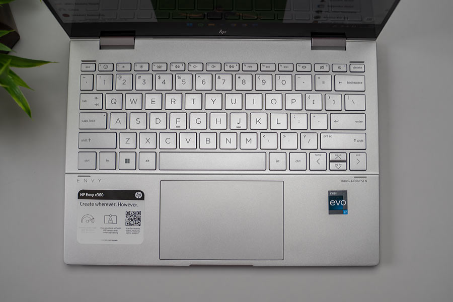 HP Envy x360 13 (2022) - Keyboard
