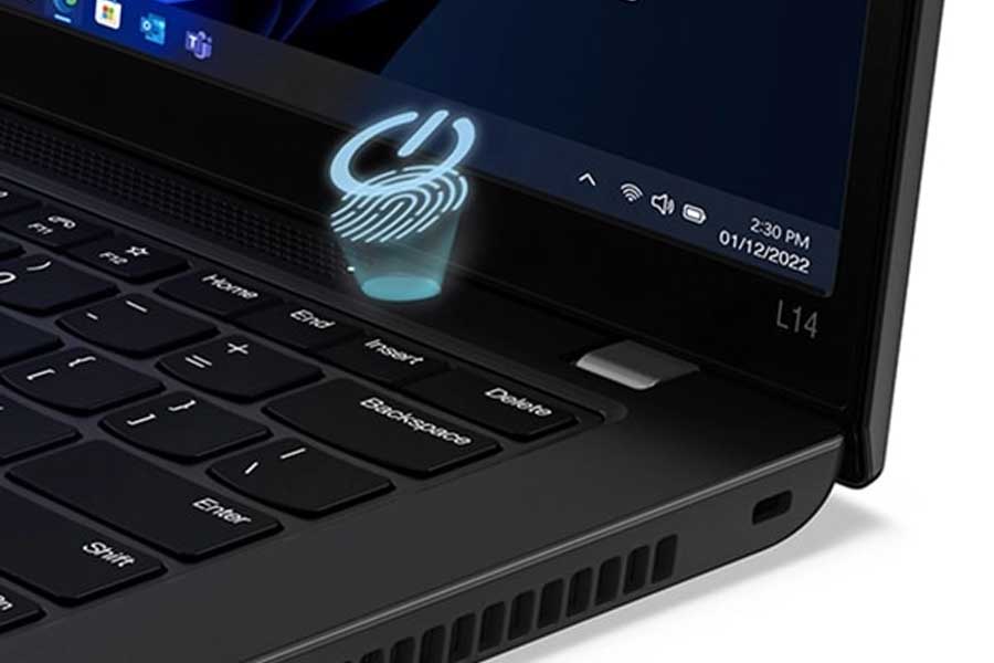 Lenovo ThinkPad L14 Gen 3 Match on Chip Fingerprint scanner