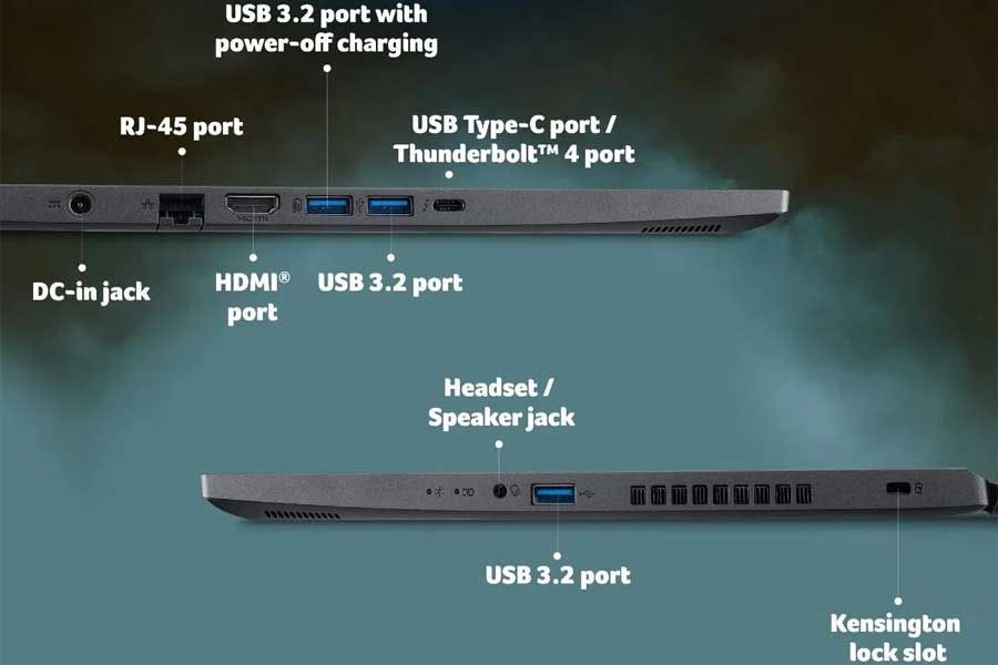 Acer Aspire 7 2022 Ports