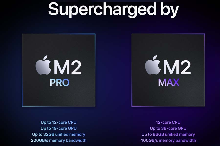 Apple M2 Pro and M2 Max Chips