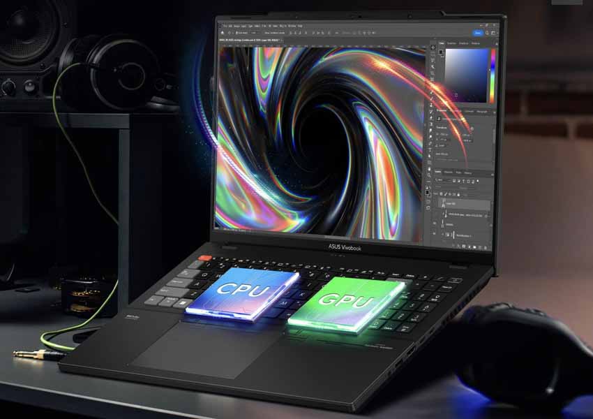 Asus VivoBook Pro 16X 3D OLED CPU and GPU