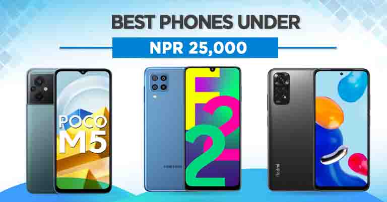 Best Phones Under Rs 25000 in Nepal 2023 Update