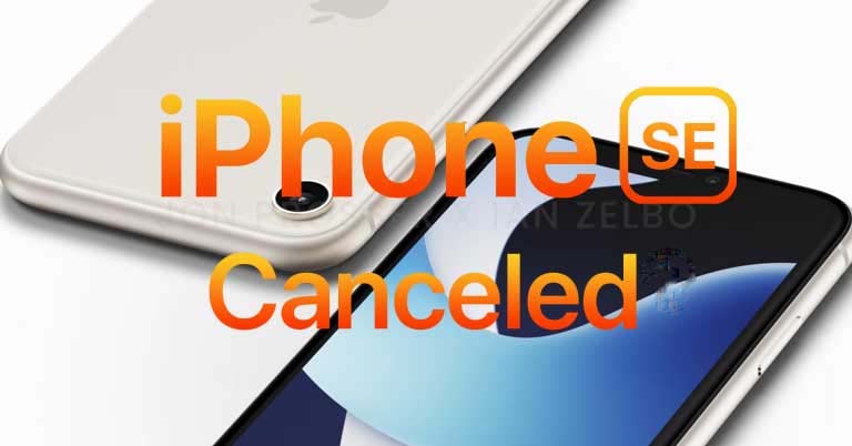 iPhone SE 4 Canceled