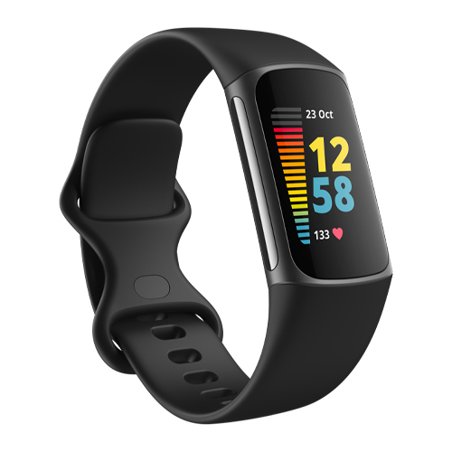Fitbit Charge 5 - Black with Graphite Stainless Steel
