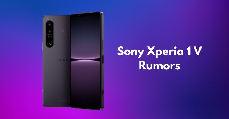 Sony Xperia 1 V Rumors