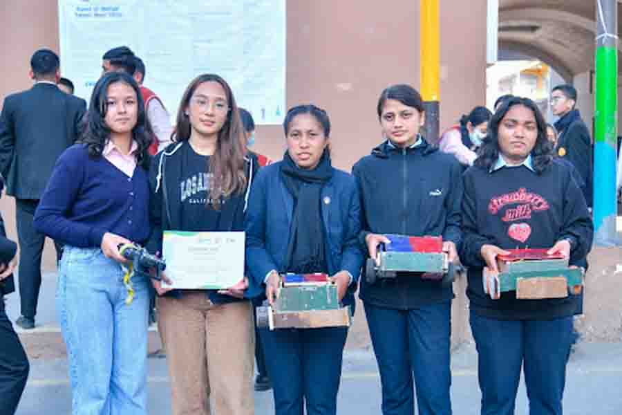 United Academy Inter School Soccer Robo Competition Winners
