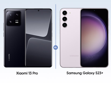 Xiaomi 13 Pro - vs - Galaxy S23 Plus - Front