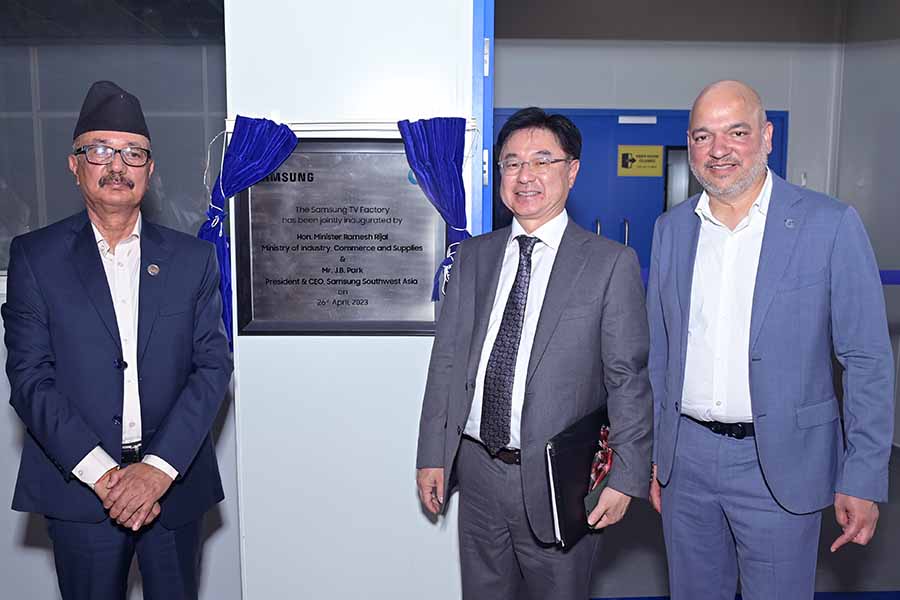 Samsung TV factory in Nepal - Inauguration