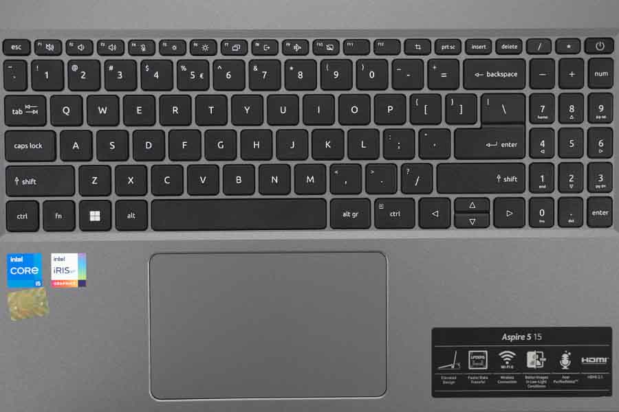 Acer Aspire 5 2023 Keyboard