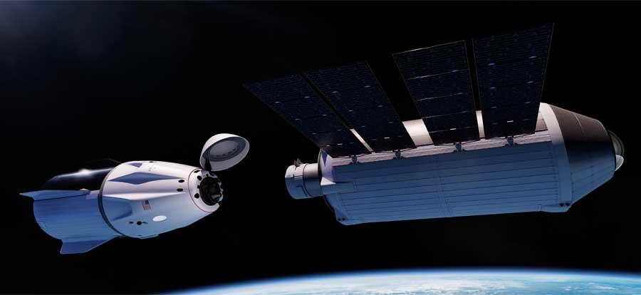 Space X Dragon-Spacecraft Docking to Have-1