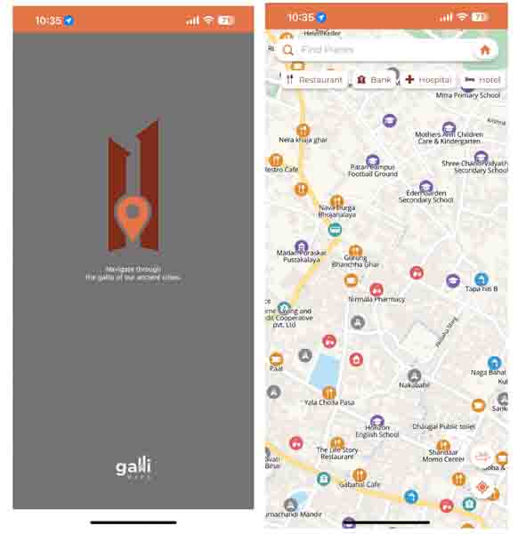 Galli Maps UI