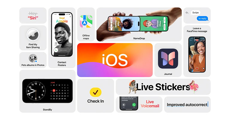 iOS 17 announced features