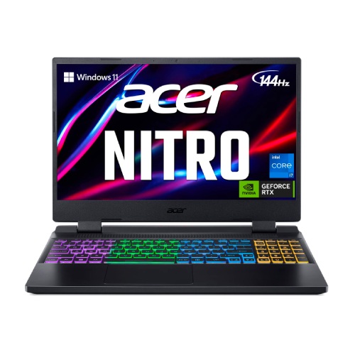 Acer Nitro 5 2023 12th Gen i5-12450H RTX 4060 8GB 512GB 15.6' FHD 144Hz- Front