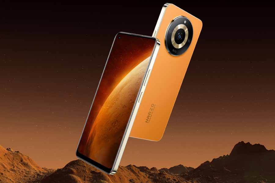 Realme Narzo 60 5G Mars Orange Design