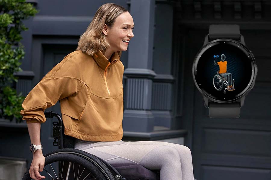 Garmin Venu 3 wheelchair mode