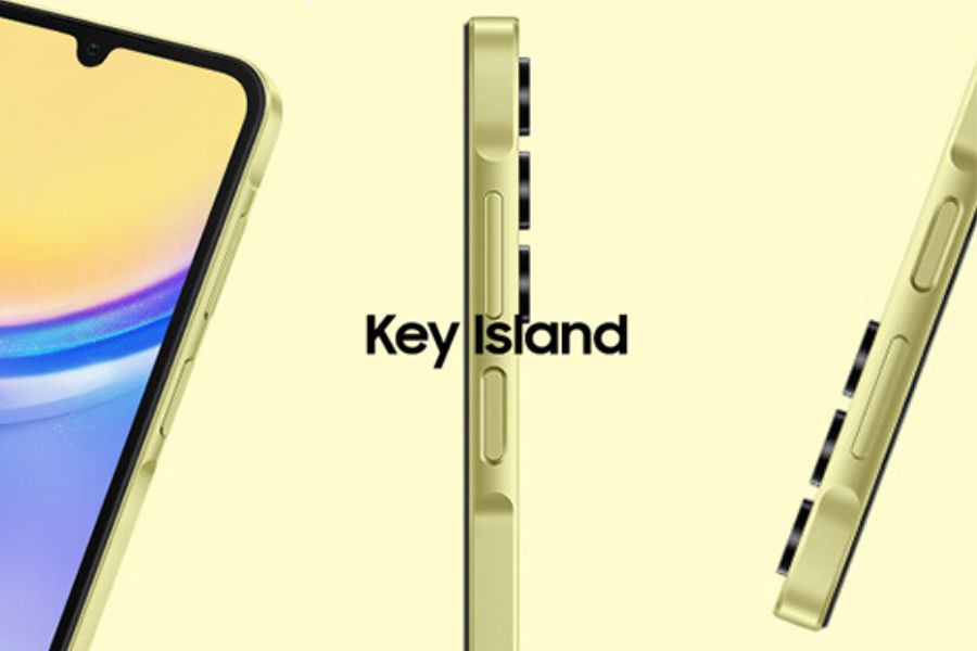 Samsung Galaxy A15 Key Island