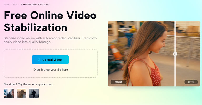 Online Video Stabilization for Action Cams