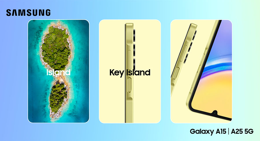 Samsung Galaxy A15 5G Key Island