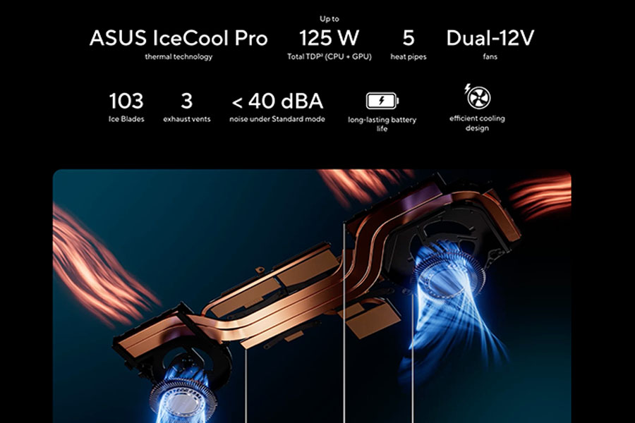 Asus Vivobook Pro 15 OLED 2024 fans