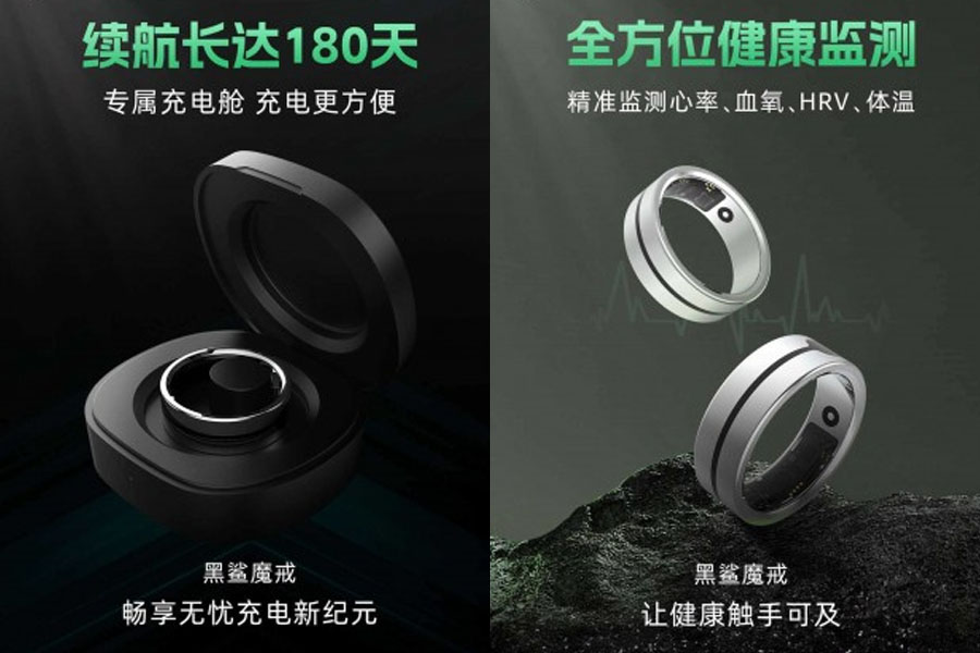 Black Shark Ring features