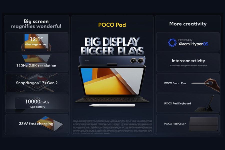 Poco Pad features
