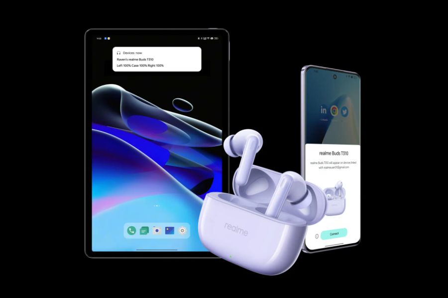 Realme Buds T310 Dual connection