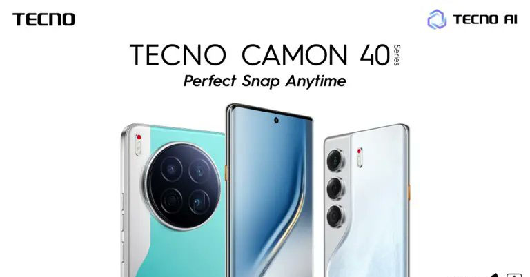 Tecno Camon 40 Announced with AMOLED Display and Helio G100 Ultimate