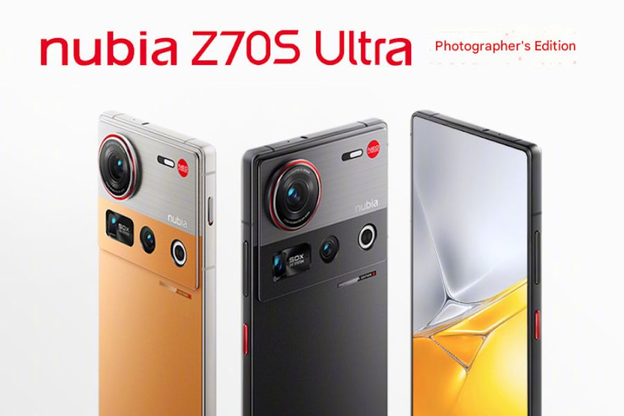 Nubia Z70S Ultra Photographer Edition Design