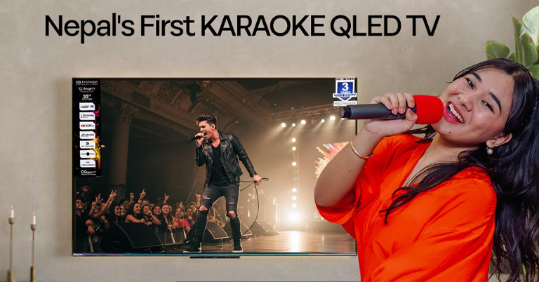 CG Meridia 55" Karaoke QLED TV Price in Nepal
