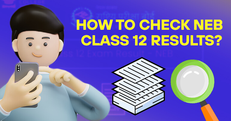 How to check NEB class 12 exam result 2082