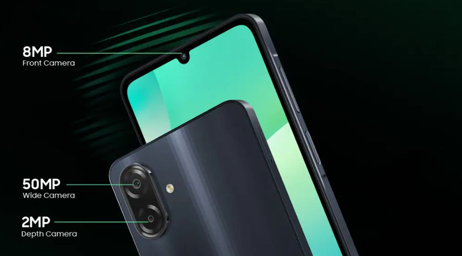 Samsung galaxy m07 camera design 