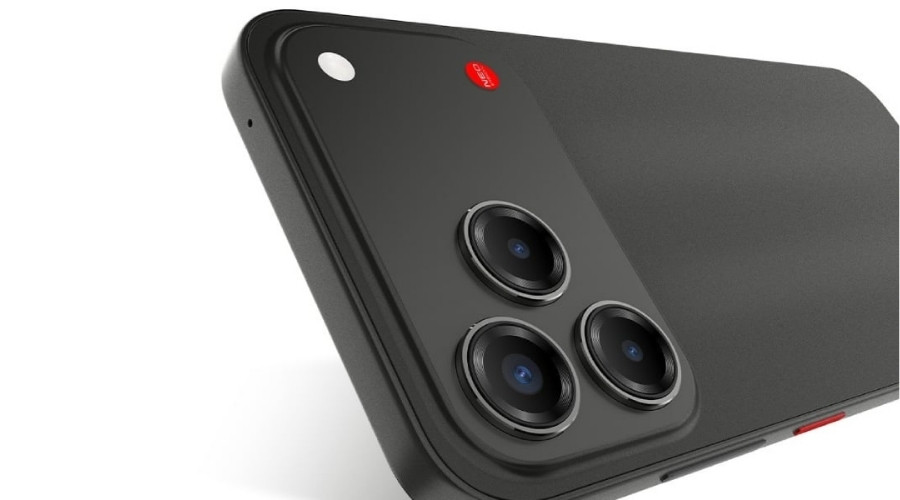 Nubia V80 Design black color variant